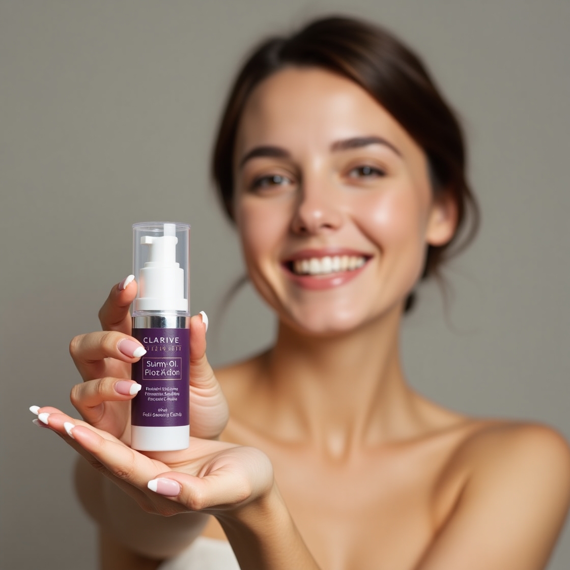 Flux_Dev_A_beautiful_elegant_woman_holding_a_small_skincare_se_2